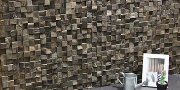 ウッドパネル　アクセントウォール デザインウォール　Wood Mosaic　ウッドモザイク